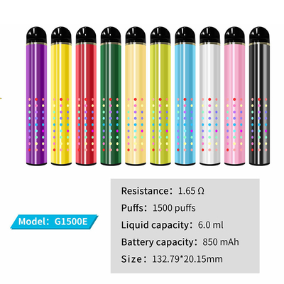 850mAh Disposable Nicotine Salt E Cigarette Vape